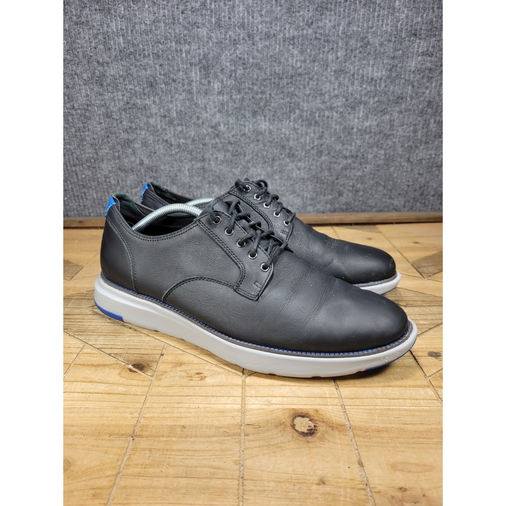 Cole Haan Grand Atlantic Oxfords Mens Size 12 M Black Blue Aglet C33742